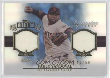 2013 Topps Tribute - Superstar Swatches Relics - Blue #SS-PS - Pablo Sandoval /50