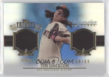 2013 Topps Tribute - Superstar Swatches Relics - Blue #SS-TL - Tim Lincecum /50
