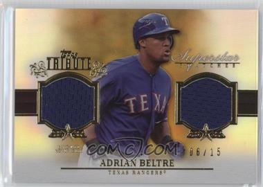 2013 Topps Tribute - Superstar Swatches Relics - Gold #SS-AB - Adrian Beltre /15