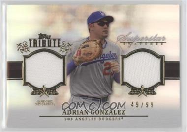 2013 Topps Tribute - Superstar Swatches Relics #SS-AG - Adrian Gonzalez /99