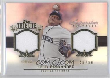 2013 Topps Tribute - Superstar Swatches Relics #SS-FH - Felix Hernandez /99