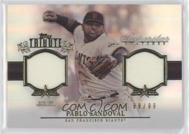 2013 Topps Tribute - Superstar Swatches Relics #SS-PS - Pablo Sandoval /99