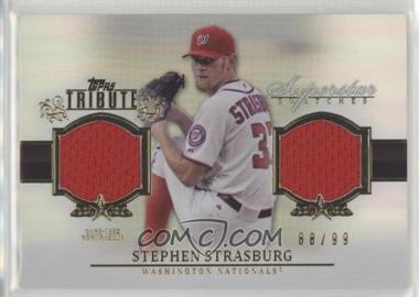 2013 Topps Tribute - Superstar Swatches Relics #SS-SS - Stephen Strasburg /99
