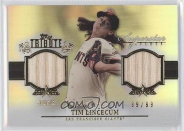 2013 Topps Tribute - Superstar Swatches Relics #SS-TL - Tim Lincecum /99