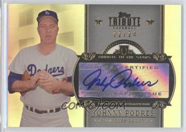 2013 Topps Tribute - Tribute to the Stars Autographs #TSA-JP2 - Johnny Podres /24