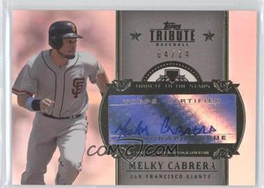 2013 Topps Tribute - Tribute to the Stars Autographs #TSA-MC - Melky Cabrera /24