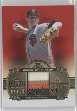 2013 Topps Tribute - Tribute to the Stars Relic - Red #TTSR-MC - Matt Cain /10