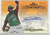 Yovani Gallardo #/25