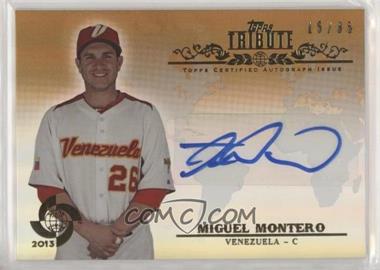 2013 Topps Tribute WBC - Autographs - Sepia-Tone #WTA-MM - Miguel Montero /35