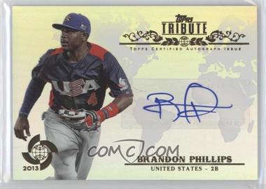 2013 Topps Tribute WBC - Autographs #WTA-BP2 - Brandon Phillips