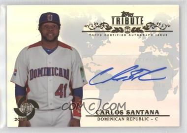 2013 Topps Tribute WBC - Autographs #WTA-CS - Carlos Santana