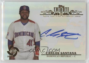 2013 Topps Tribute WBC - Autographs #WTA-CS2 - Carlos Santana