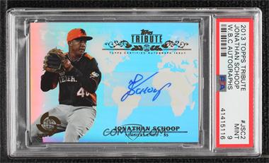 2013 Topps Tribute WBC - Autographs #WTA-JSC2 - Jonathan Schoop [PSA 9 MINT]