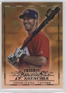 2013 Topps Tribute WBC - [Base] - Gold #62 - J.P. Arencibia /25