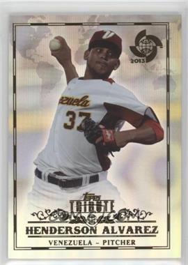 2013 Topps Tribute WBC - [Base] #63 - Henderson Alvarez