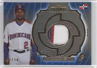 2013 Topps Tribute WBC - Prime Patches - Blue #WPP-EAY - Erick Aybar /50