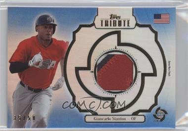 2013 Topps Tribute WBC - Prime Patches - Blue #WPP-GS - Giancarlo Stanton /50