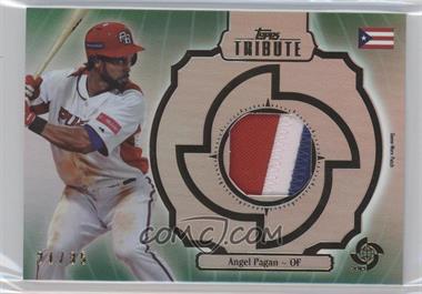 2013 Topps Tribute WBC - Prime Patches - Green #WPP-AP - Angel Pagan /35