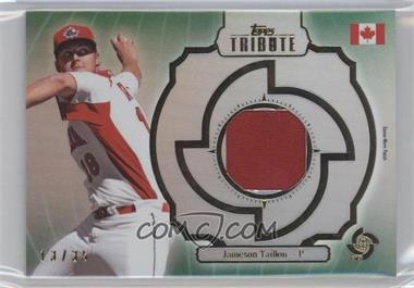 2013 Topps Tribute WBC - Prime Patches - Green #WPP-JT - Jameson Taillon /35