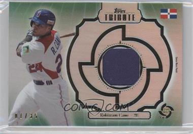 2013 Topps Tribute WBC - Prime Patches - Green #WPP-RC - Robinson Cano /35