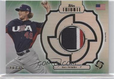 2013 Topps Tribute WBC - Prime Patches - Green #WPP-RDE - Ross Detwiler /35