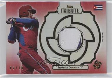 2013 Topps Tribute WBC - Prime Patches - Red #WPP-FC - Frederich Cepeda /10