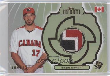 2013 Topps Tribute WBC - Prime Patches #WPP-PA - Phillippe Aumont /131