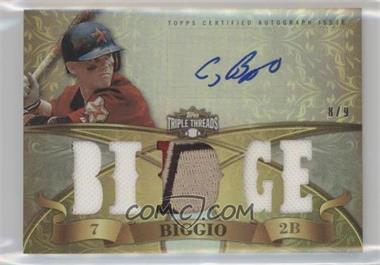 2013 Topps Triple Threads - Autograph Relics - Gold #TTAR-CB2 - Craig Biggio /9