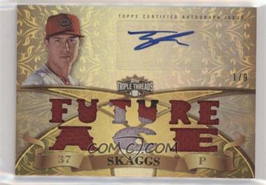 2013 Topps Triple Threads - Autograph Relics - Gold #TTAR-TS1 - Tyler Skaggs /9