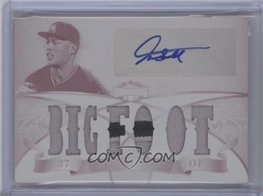2013 Topps Triple Threads - Autograph Relics - Printing Plate Magenta White Whale #TTAR-GST2 - Giancarlo Stanton /1