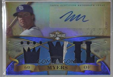 2013 Topps Triple Threads - Autograph Relics - Sapphire #TTAR-WM4 - Wil Myers /3