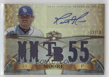 2013 Topps Triple Threads - Autograph Relics #TTAR-MMO1 - Matt Moore /18