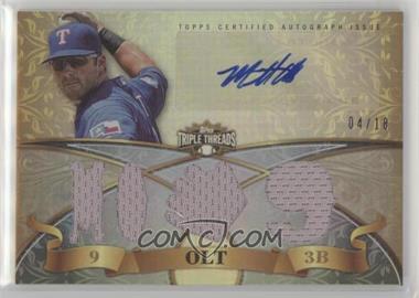 2013 Topps Triple Threads - Autograph Relics #TTAR-MO1 - Mike Olt /18