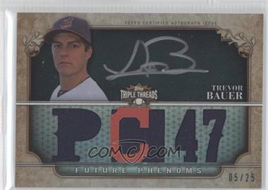 2013 Topps Triple Threads - [Base] - Black Silver Ink #164 - Future Phenoms - Trevor Bauer /25