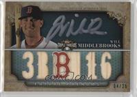 Future Phenoms - Will Middlebrooks #/25