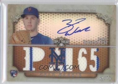 2013 Topps Triple Threads - [Base] - Sepia #_ZAWH - 2013 Rookie - Zack Wheeler /75