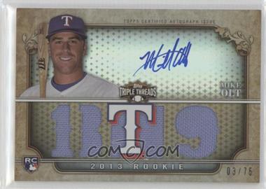 2013 Topps Triple Threads - [Base] - Sepia #132 - 2013 Rookie - Mike Olt /75