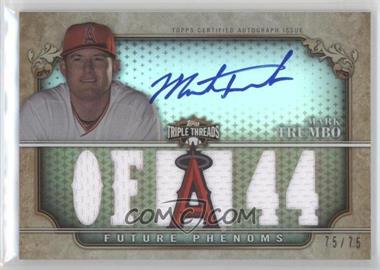 2013 Topps Triple Threads - [Base] - Sepia #135 - Future Phenoms - Mark Trumbo /75