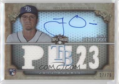 2013 Topps Triple Threads - [Base] - Sepia #152 - 2013 Rookie - Jake Odorizzi /75