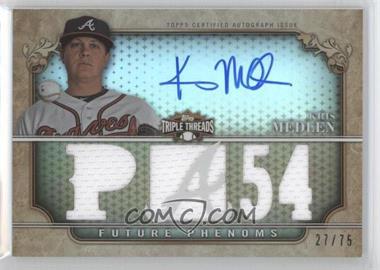 2013 Topps Triple Threads - [Base] - Sepia #158 - Future Phenoms - Kris Medlen /75