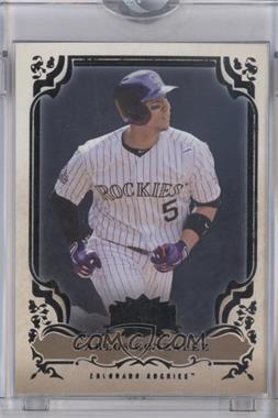 2013 Topps Triple Threads - [Base] - Topps Vault Onyx Blank Back #_CAGO - Carlos Gonzalez /1 [Uncirculated]