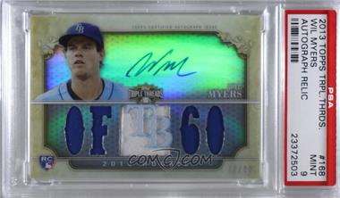 2013 Topps Triple Threads - [Base] #168 - 2013 Rookie - Wil Myers /99 [PSA 9 MINT]