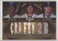 Jurickson Profar, Jason Kipnis, Jedd Gyorko #/27