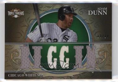 2013 Topps Triple Threads - Relics - Emerald #TTR-AD3 - Adam Dunn /18