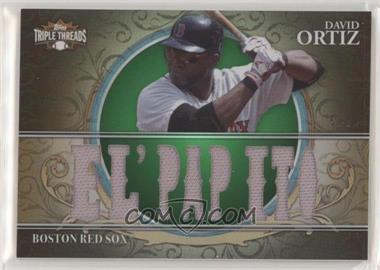 2013 Topps Triple Threads - Relics - Emerald #TTR-DO2 - David Ortiz /18