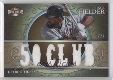 2013 Topps Triple Threads - Relics - Sepia #TTR-PF3 - Prince Fielder /27