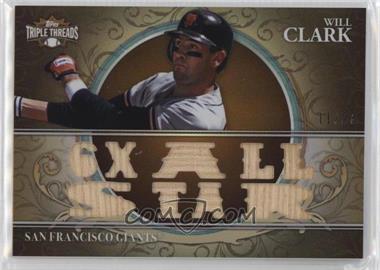 2013 Topps Triple Threads - Relics - Sepia #TTR-WC3 - Will Clark /27