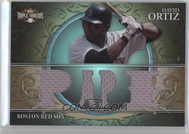 2013 Topps Triple Threads - Relics #TTR-DO3 - David Ortiz /36