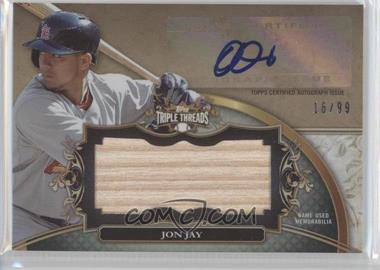 2013 Topps Triple Threads - Unity Autograph Jumbo Relics #UAJR-JJ2 - Jon Jay /99