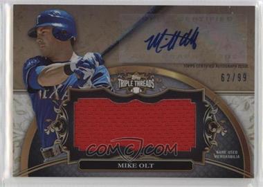 2013 Topps Triple Threads - Unity Autograph Jumbo Relics #UAJR-MO1 - Mike Olt /99